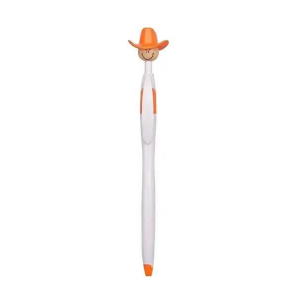 Cowboy Hat Smiley Ballpoint Pens - Cowboy Hat Smiley Ballpoint Pens - Image 12 of 13