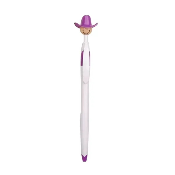 Cowboy Hat Smiley Ballpoint Pens - Cowboy Hat Smiley Ballpoint Pens - Image 13 of 13