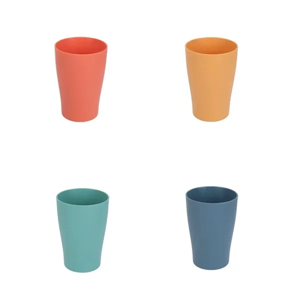 Reusable Light Wheat Straw mouthwash Cups toothbrush holder - Reusable Light Wheat Straw mouthwash Cups toothbrush holder - Image 3 of 3