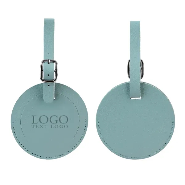Round Flap Luggage Tags With Logo - Round Flap Luggage Tags With Logo - Image 7 of 22