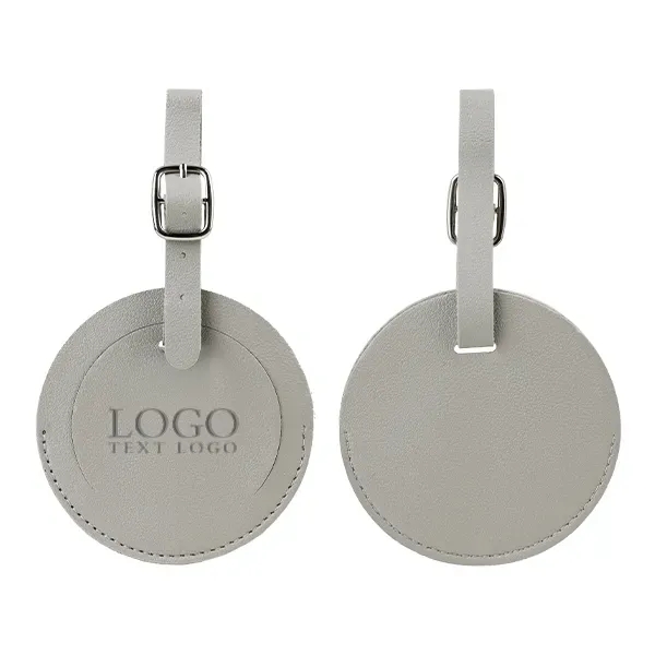 Round Flap Luggage Tags With Logo - Round Flap Luggage Tags With Logo - Image 9 of 22