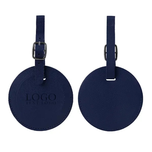 Round Flap Luggage Tags With Logo - Round Flap Luggage Tags With Logo - Image 10 of 22