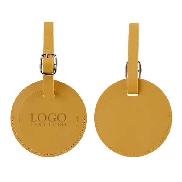 Round Flap Luggage Tags With Logo - Round Flap Luggage Tags With Logo - Image 13 of 22
