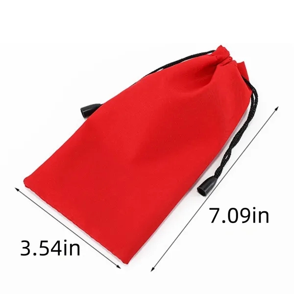 Soft Glasses Eyeglass Pouch Microfiber Screen Cleaning Bag - Soft Glasses Eyeglass Pouch Microfiber Screen Cleaning Bag - Image 1 of 4