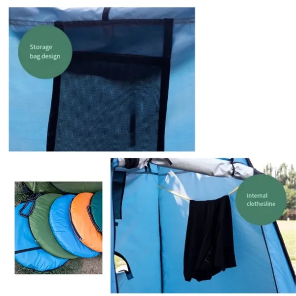 Pop Up Shower Privacy Shelter Window Outdoor Portable Tent - Pop Up Shower Privacy Shelter Window Outdoor Portable Tent - Image 2 of 3