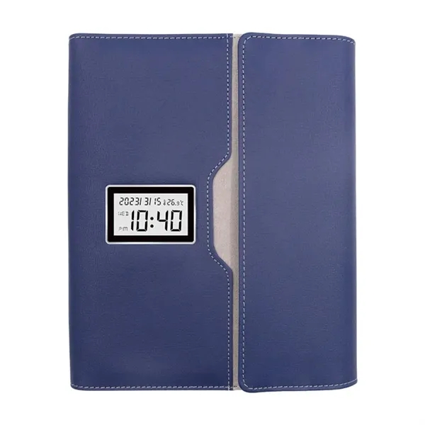 A5 Business Multifunctional Wireless Charging Clock Notebook - A5 Business Multifunctional Wireless Charging Clock Notebook - Image 4 of 5