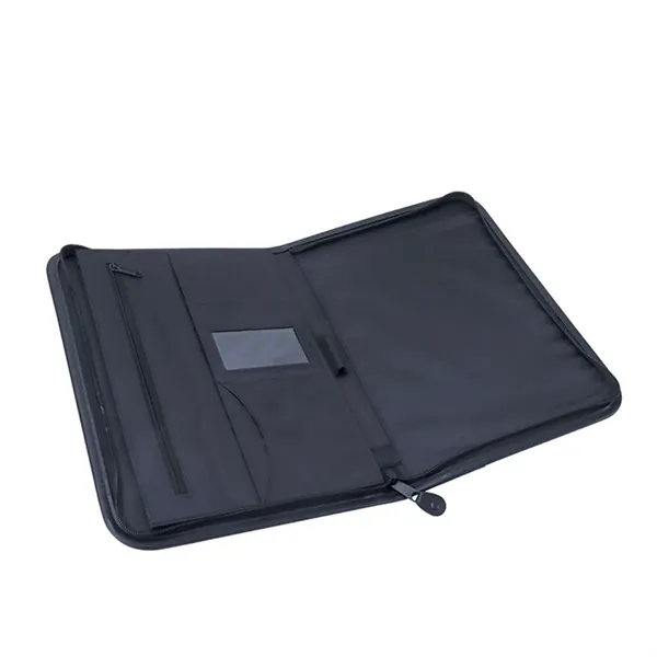 Business Multifunctional Briefcase A4 Leather Folder Zipper - Business Multifunctional Briefcase A4 Leather Folder Zipper - Image 4 of 4