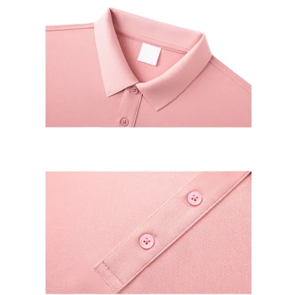 Quick-drying Custom Short-sleeved Work Clothes Polo Shirt - Quick-drying Custom Short-sleeved Work Clothes Polo Shirt - Image 1 of 9
