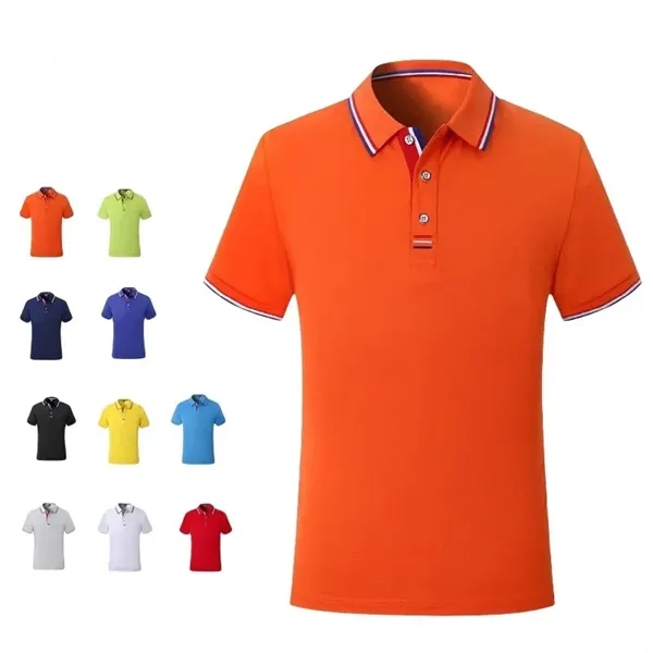 Quick-drying Custom Short-sleeved Work Clothes Polo Shirt - Quick-drying Custom Short-sleeved Work Clothes Polo Shirt - Image 4 of 9