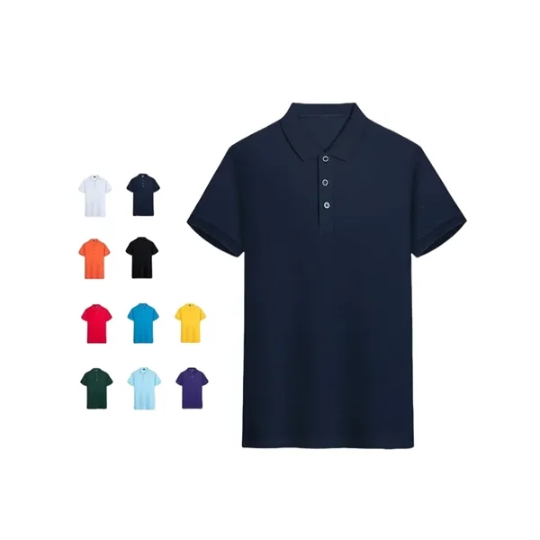 Quick-drying Custom Short-sleeved Work Clothes Polo Shirt - Quick-drying Custom Short-sleeved Work Clothes Polo Shirt - Image 5 of 9