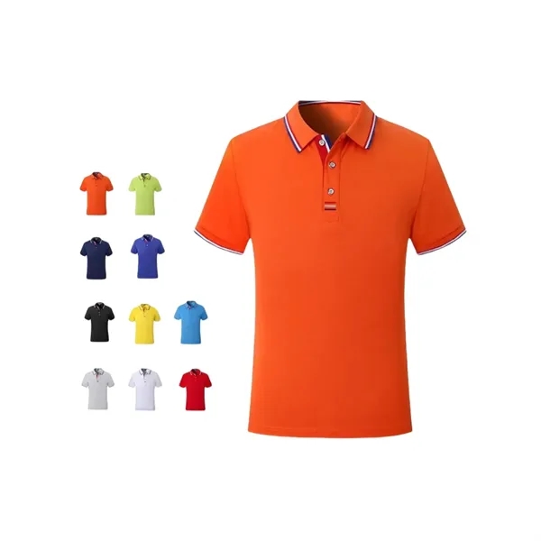 Quick-drying Custom Short-sleeved Work Clothes Polo Shirt - Quick-drying Custom Short-sleeved Work Clothes Polo Shirt - Image 8 of 9