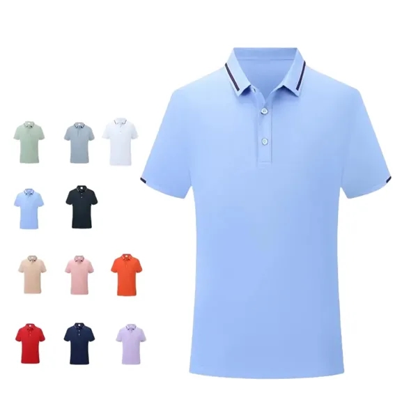 Quick-drying Custom Short-sleeved Work Clothes Polo Shirt - Quick-drying Custom Short-sleeved Work Clothes Polo Shirt - Image 9 of 9