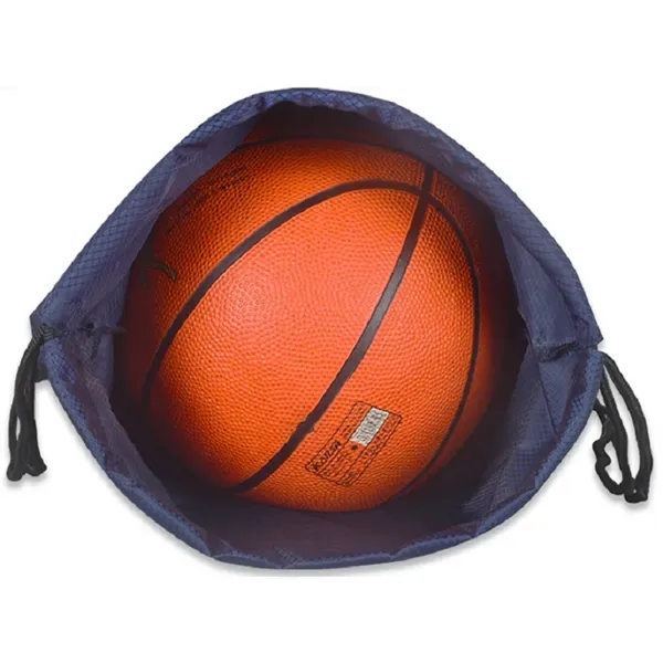 Foldable Gym Tote Bag Drawstring Backpacks - Foldable Gym Tote Bag Drawstring Backpacks - Image 4 of 4