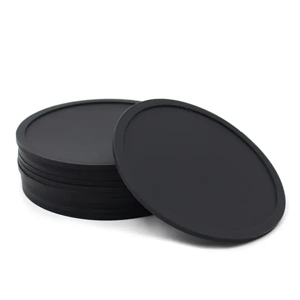 Silicone Thickened Non-Slip Non-Stick Coasters - Silicone Thickened Non-Slip Non-Stick Coasters - Image 2 of 4