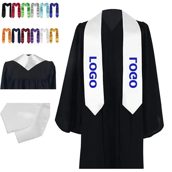 Classic Graduation Stoles Unisex Adult 72" / 60" Long - Classic Graduation Stoles Unisex Adult 72" / 60" Long - Image 0 of 2