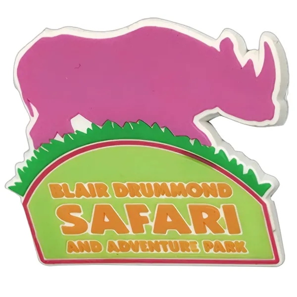 1.5" 2D Soft PVC  Fridge Magnet - 1.5" 2D Soft PVC  Fridge Magnet - Image 2 of 2