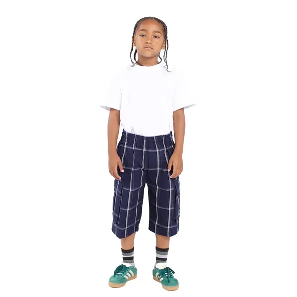 Youth Plaid Short