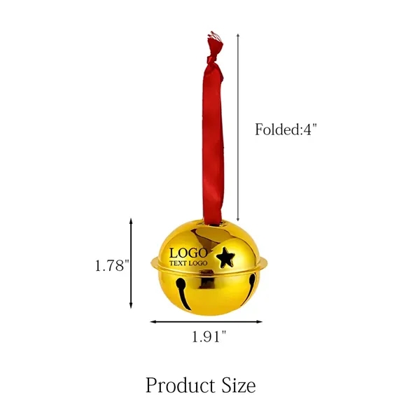 Christmas Jingle Bells with Red Ribbon - Christmas Jingle Bells with Red Ribbon - Image 2 of 9