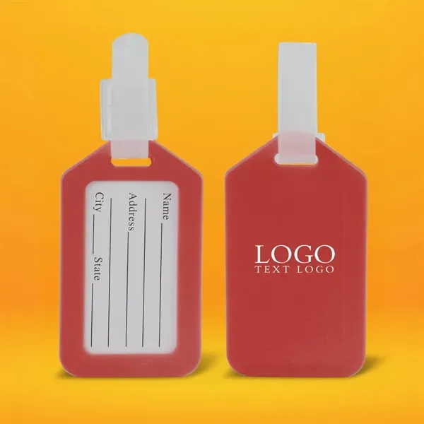 Colorful Luggage Tags With Logo - Colorful Luggage Tags With Logo - Image 0 of 29