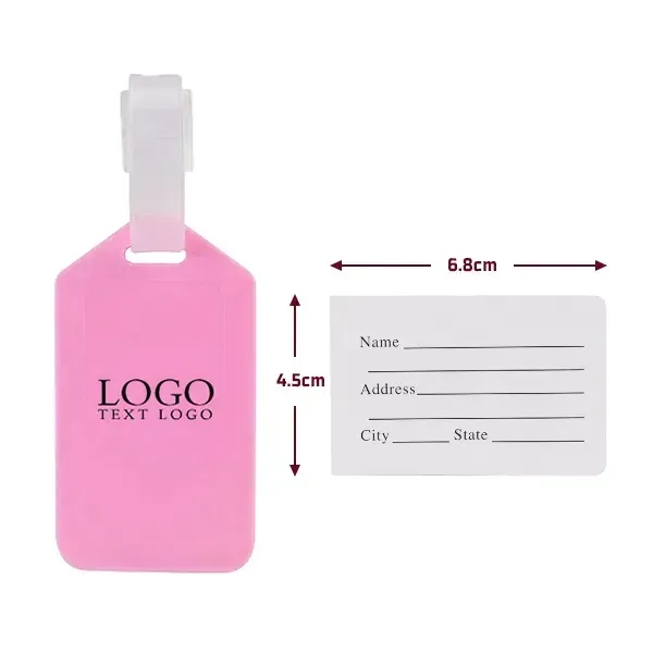 Colorful Luggage Tags With Logo - Colorful Luggage Tags With Logo - Image 11 of 29