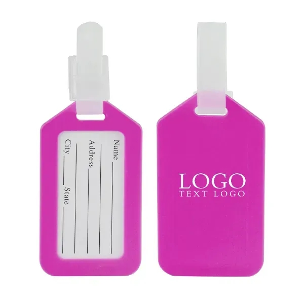 Colorful Luggage Tags With Logo - Colorful Luggage Tags With Logo - Image 12 of 29