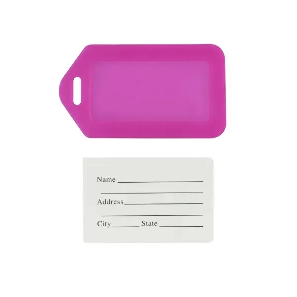 Colorful Luggage Tags With Logo - Colorful Luggage Tags With Logo - Image 13 of 29
