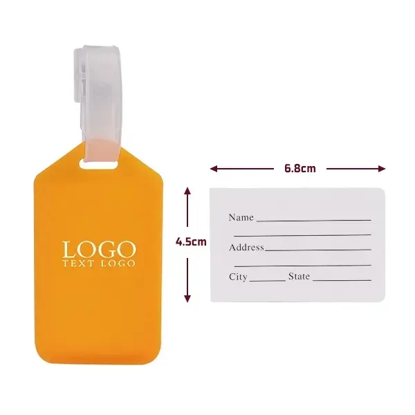 Colorful Luggage Tags With Logo - Colorful Luggage Tags With Logo - Image 17 of 29