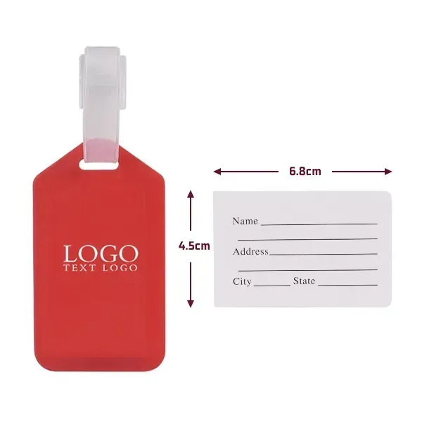 Colorful Luggage Tags With Logo - Colorful Luggage Tags With Logo - Image 20 of 29