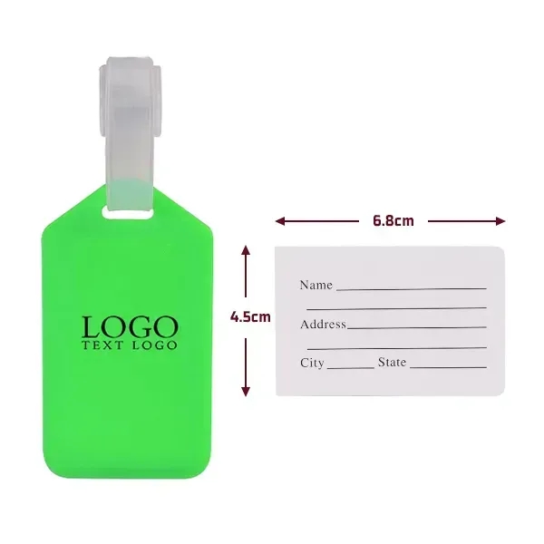 Colorful Luggage Tags With Logo - Colorful Luggage Tags With Logo - Image 23 of 29