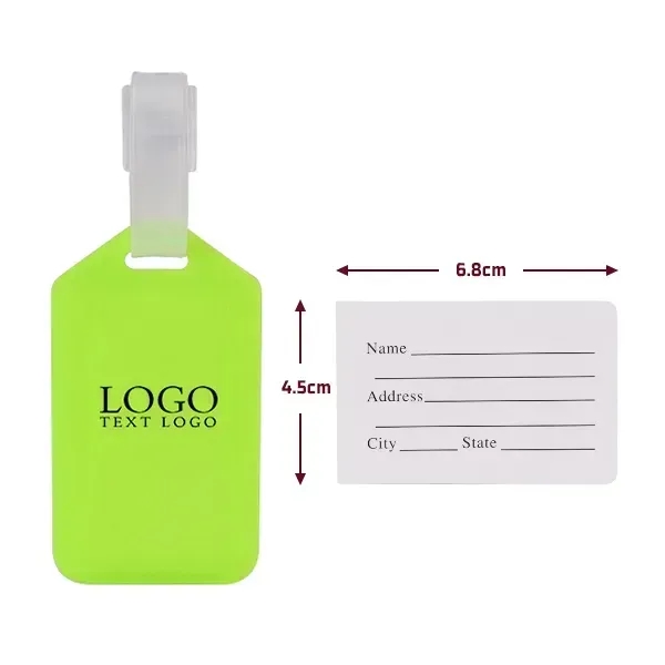 Colorful Luggage Tags With Logo - Colorful Luggage Tags With Logo - Image 26 of 29