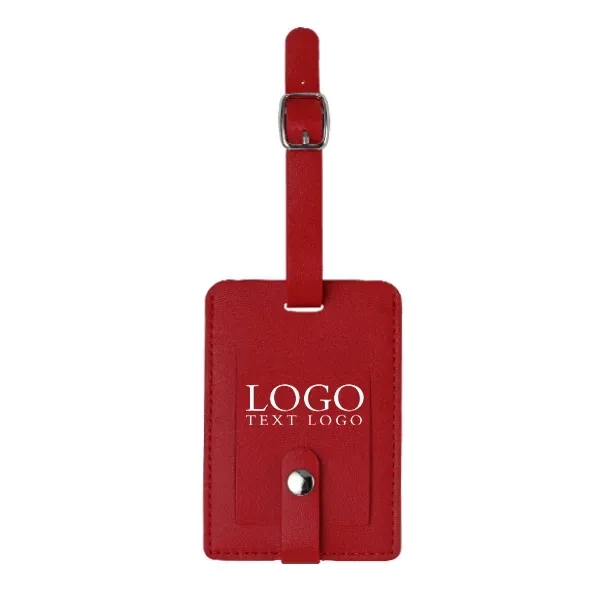 Elegant Leather Luggage Tags with A Classic Buckle Strap - Elegant Leather Luggage Tags with A Classic Buckle Strap - Image 8 of 8