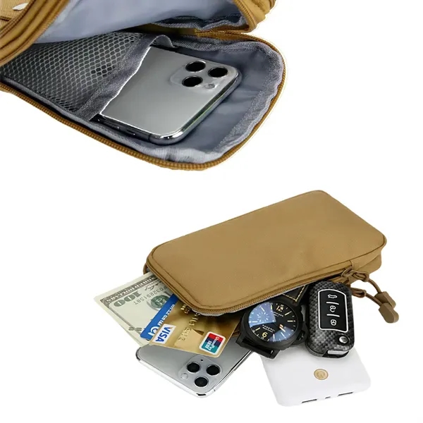 Outdoors Portable Waist Mobile Phone  Storage wallet - Outdoors Portable Waist Mobile Phone  Storage wallet - Image 5 of 6