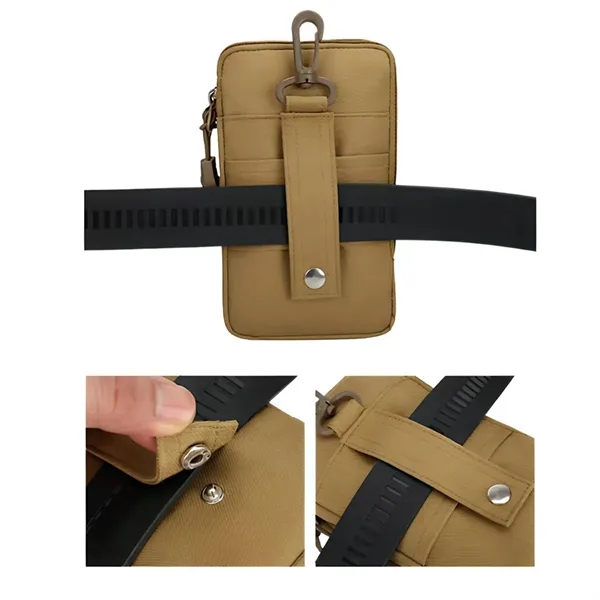 Outdoors Portable Waist Mobile Phone  Storage wallet - Outdoors Portable Waist Mobile Phone  Storage wallet - Image 6 of 6