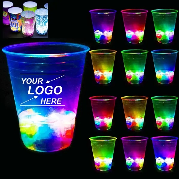 Glowing Happy New Year Party Cups Flashing - Glowing Happy New Year Party Cups Flashing - Image 0 of 4
