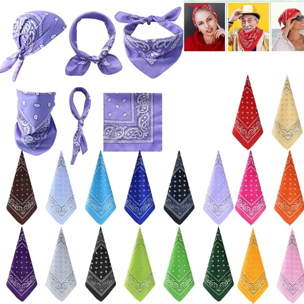 Unisex Paisley Bandana Headband - Unisex Paisley Bandana Headband - Image 0 of 4