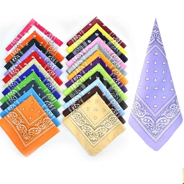 Unisex Paisley Bandana Headband - Unisex Paisley Bandana Headband - Image 1 of 4