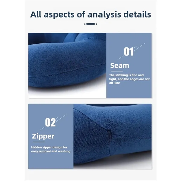 Bulk Custom Neck Pillows for Corporate Gifts Wellness - Bulk Custom Neck Pillows for Corporate Gifts Wellness - Image 5 of 5