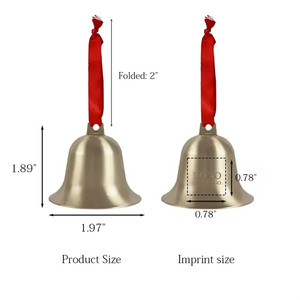 Brass Holiday Bells - Brass Holiday Bells - Image 1 of 3