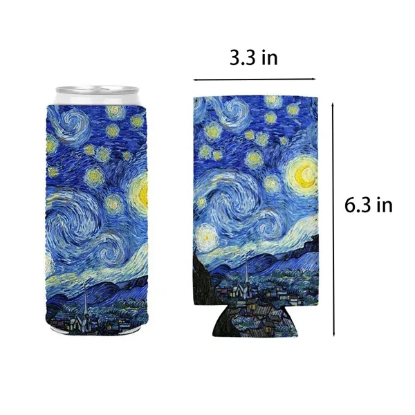 12oz Neoprene Can Cooler Sleeve - 12oz Neoprene Can Cooler Sleeve - Image 1 of 6