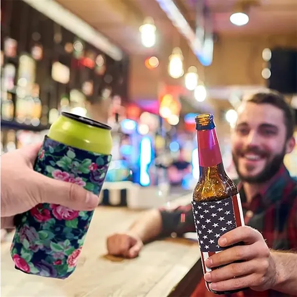 12oz Neoprene Can Cooler Sleeve - 12oz Neoprene Can Cooler Sleeve - Image 2 of 6