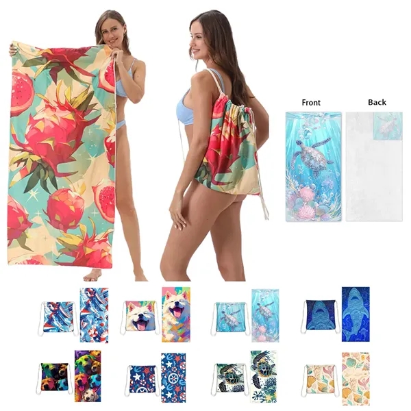 2-in-1 Beach Towel - 2-in-1 Beach Towel - Image 0 of 9