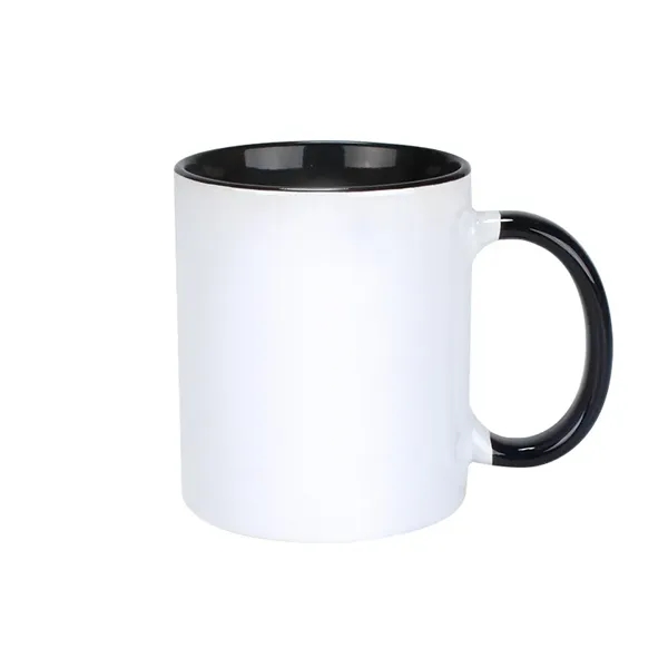 11 OZ Ceramic Mug with Colorful Interior & Handle - 11 OZ Ceramic Mug with Colorful Interior & Handle - Image 9 of 9