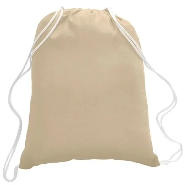 Canvas Drawstring Backpack - Natural - Canvas Drawstring Backpack - Natural - Image 1 of 1