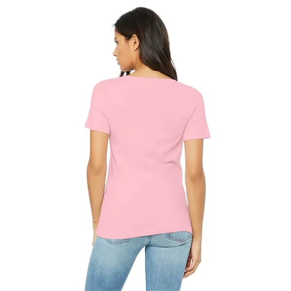 BELLA+CANVAS Women's Relaxed Jersey Short Sleeve V-Neck Tee. - BELLA+CANVAS Women's Relaxed Jersey Short Sleeve V-Neck Tee. - Image 30 of 35
