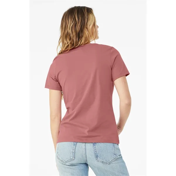 BELLA+CANVAS Women's Relaxed Jersey Short Sleeve V-Neck Tee. - BELLA+CANVAS Women's Relaxed Jersey Short Sleeve V-Neck Tee. - Image 32 of 35