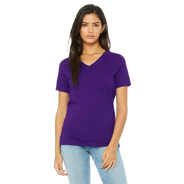 BELLA+CANVAS Women's Relaxed Jersey Short Sleeve V-Neck Tee. - BELLA+CANVAS Women's Relaxed Jersey Short Sleeve V-Neck Tee. - Image 35 of 35