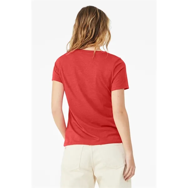 BELLA+CANVAS Women's Relaxed Heather CVC V-Neck Tee - BELLA+CANVAS Women's Relaxed Heather CVC V-Neck Tee - Image 25 of 28