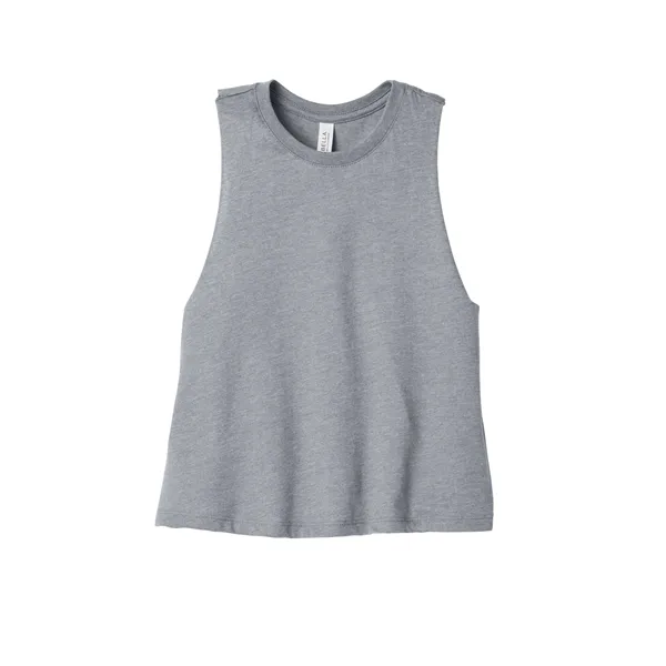 BELLA+CANVAS Women's Racerback Cropped Tank. - BELLA+CANVAS Women's Racerback Cropped Tank. - Image 39 of 40