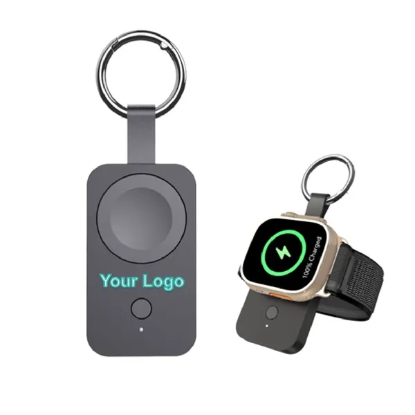 Wireless Charger for Watch 1000mAh Keychain Power Bank - Wireless Charger for Watch 1000mAh Keychain Power Bank - Image 0 of 4