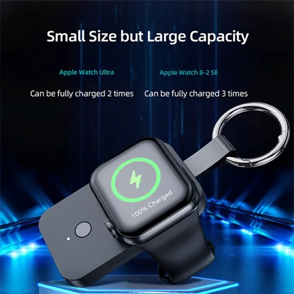Wireless Charger for Watch 1000mAh Keychain Power Bank - Wireless Charger for Watch 1000mAh Keychain Power Bank - Image 2 of 4